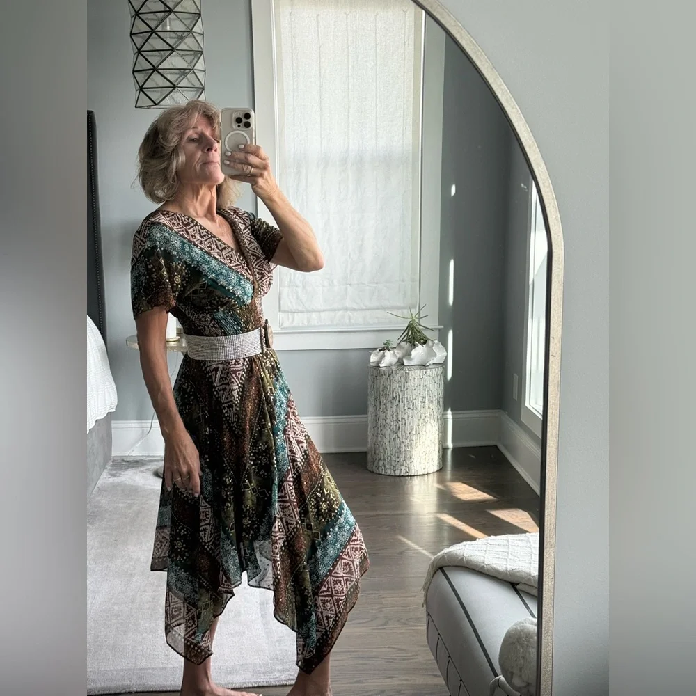 Rabbit Rabbit Rabbit Multicolor Patterned Dress - Picture 6 of 11